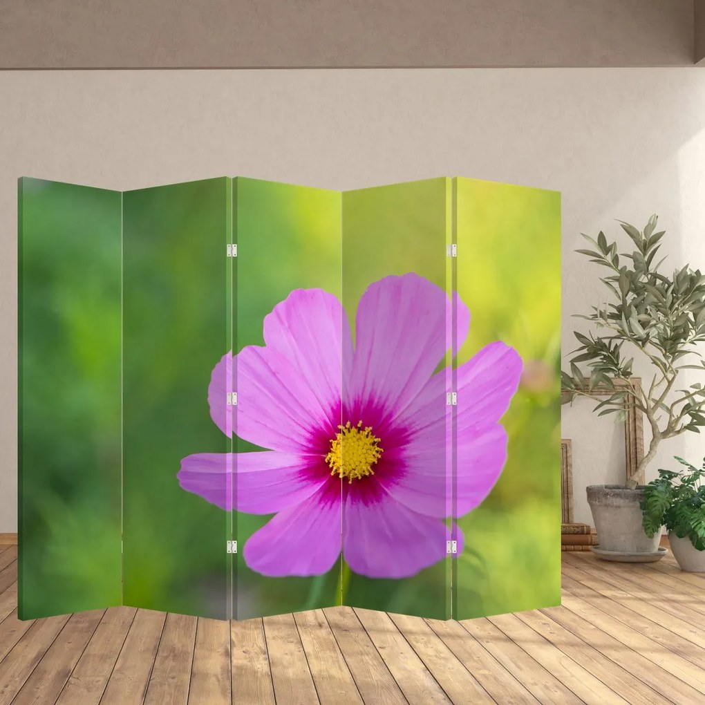 Paravan - Floare de câmp (210x170 cm)
