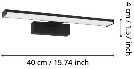 Eglo 98907 - LED iluminat baie PANDELLA 1 LED/7,4W/230V IP44