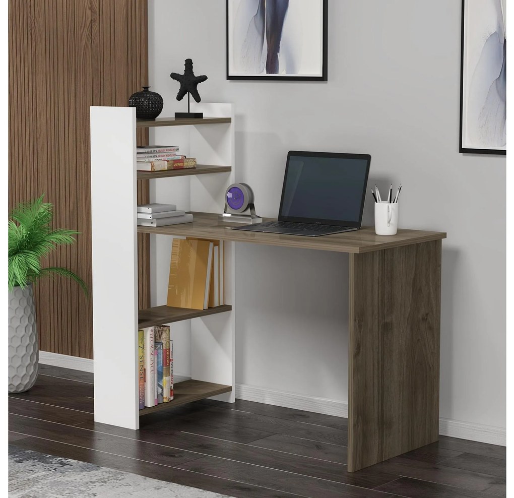 Masă PC Nomive (Nuc + alb) . 1094918