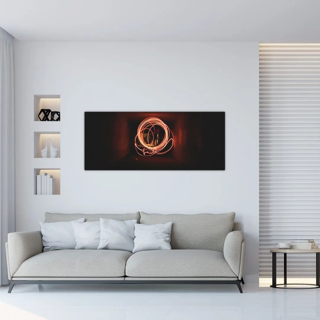 Tablou - linii în tunel (120x50 cm), în 40 de alte dimensiuni noi