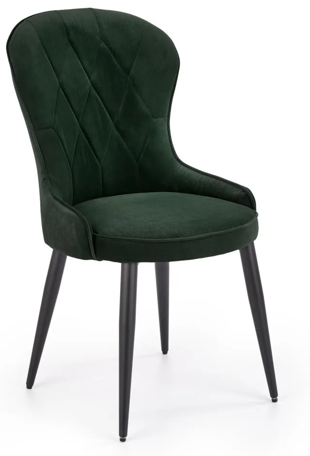 Scaun K366 velvet verde