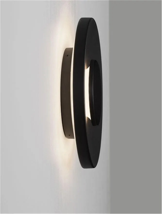 Aplica LED ambientala exterior IP65 Cico negru