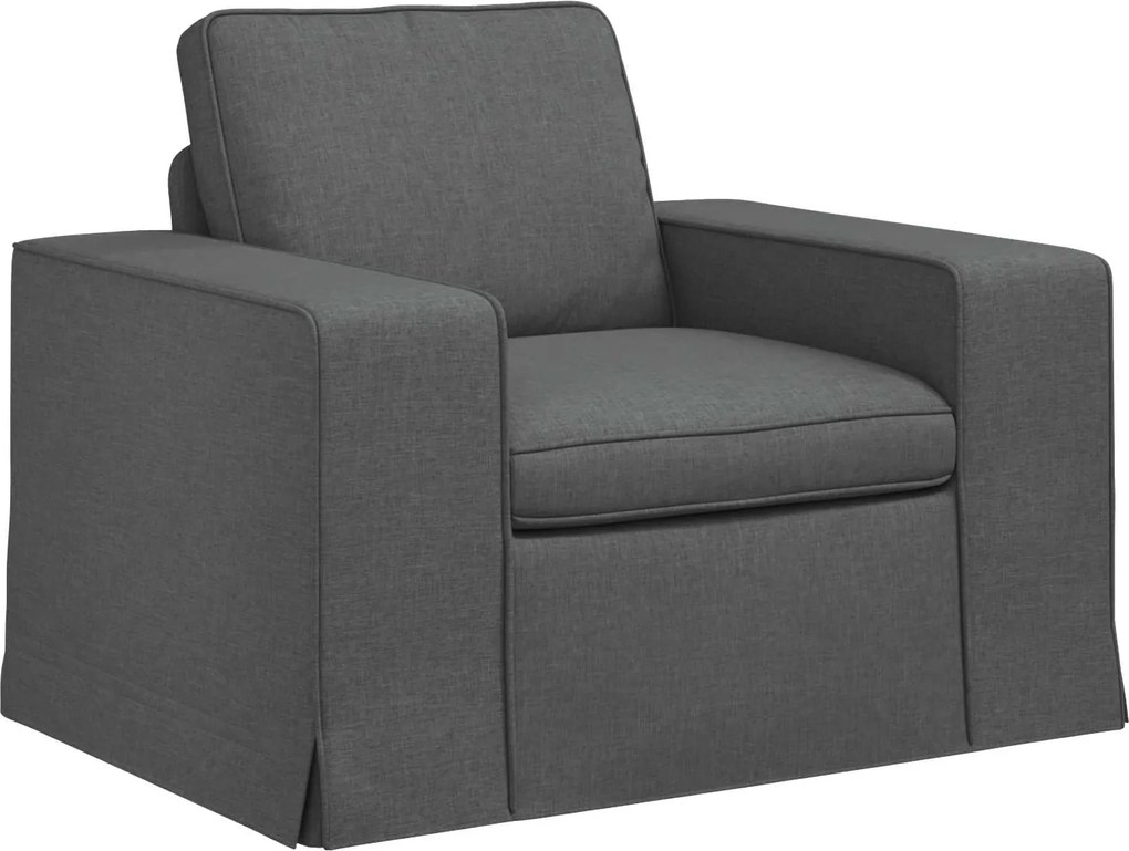 vidaXL Canapea Gri închis 103 x 80 x 82 cm țesătură