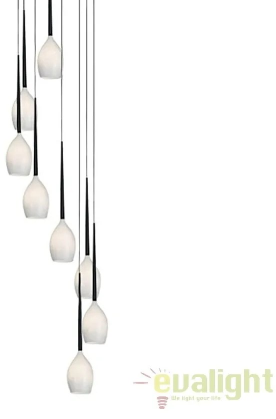 Lustra moderna Izza 8 white