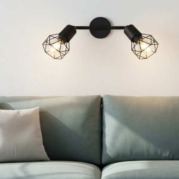 Brilagi - Spot CAGE 2x E14, 40W, 230V