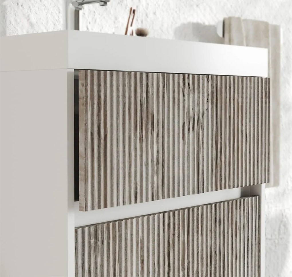 Set lemn masiv Mobilier Baie Suspendat Paige Model P2