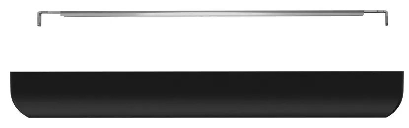 Plafoniera LED BP04-72081, patrata, 20W, 2000lm, lumina calda+neutra+rece, IP40, neagra, Braytron