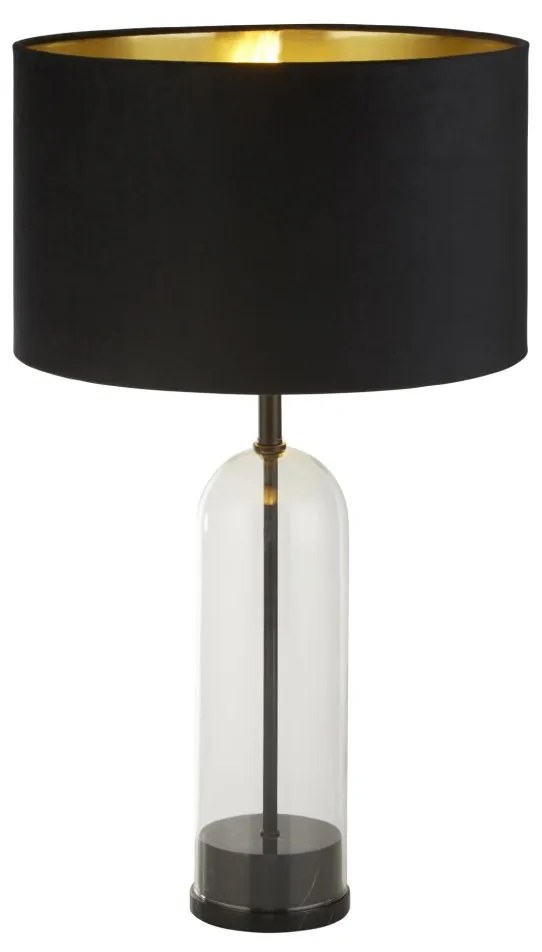 Veioza/Lampa de masa design decorativ Oxford negru