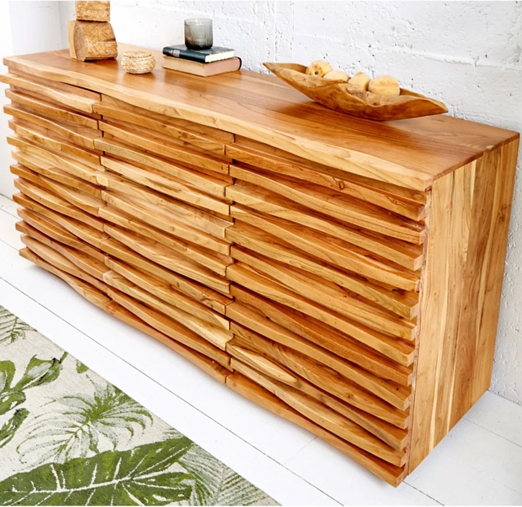 Comoda eleganta Relief 160cm, salcam