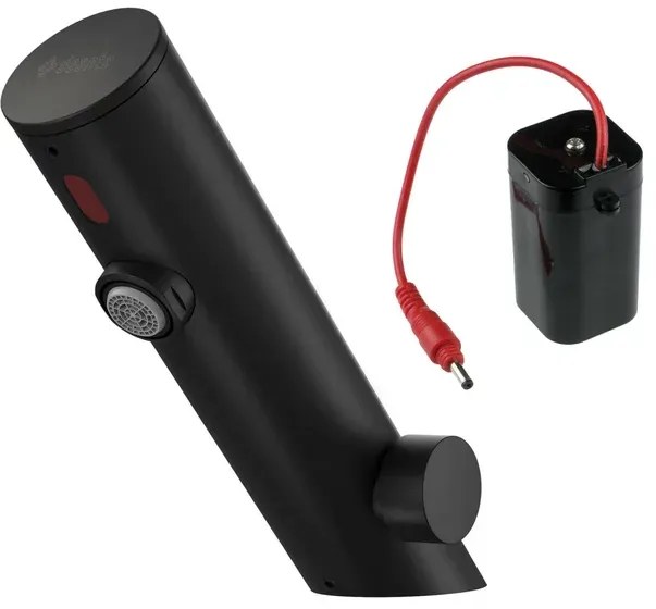 Baterie lavoar cu senzor reglare temperatura negru Deante Sense