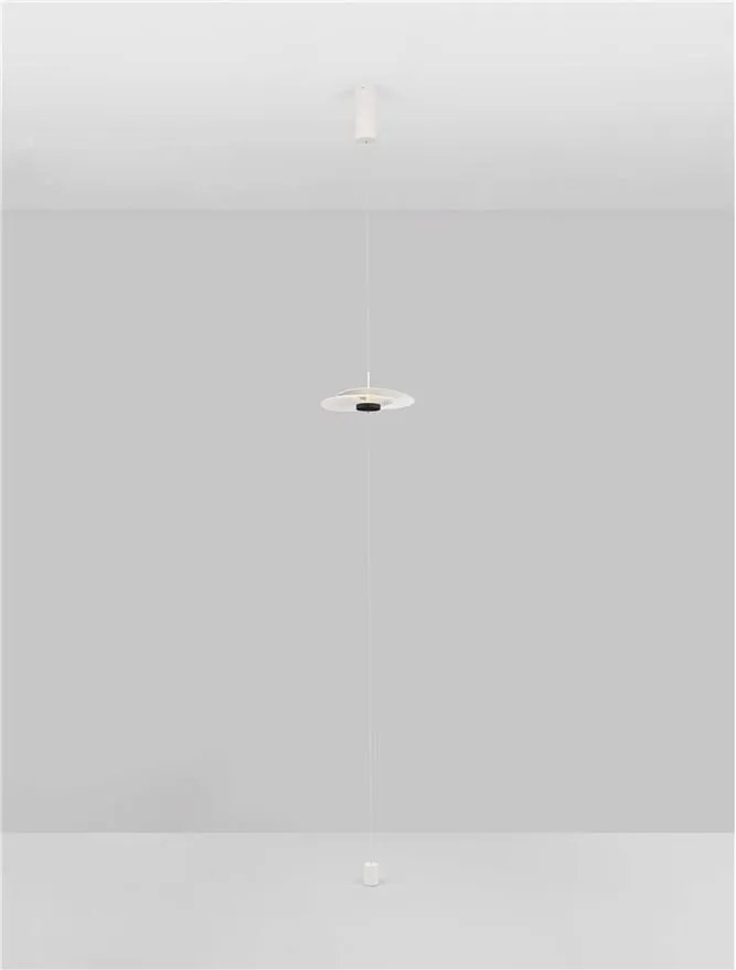 Lampadar LED suspendat de tavan OLEA, H-390cm