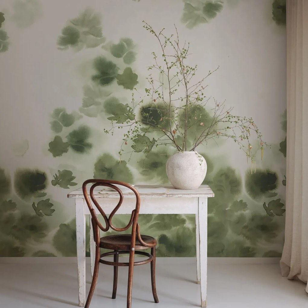 Fototapet, Faded Dreams, Green, Rebel Walls