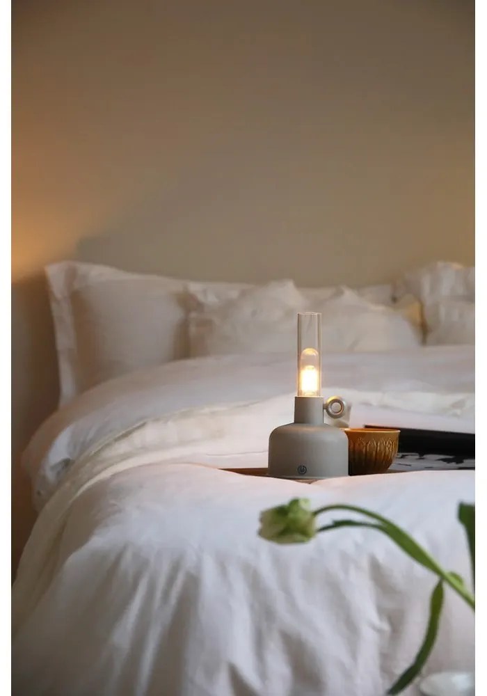 Veioză grej LED (înălțime 22 cm) Astrid – Markslöjd