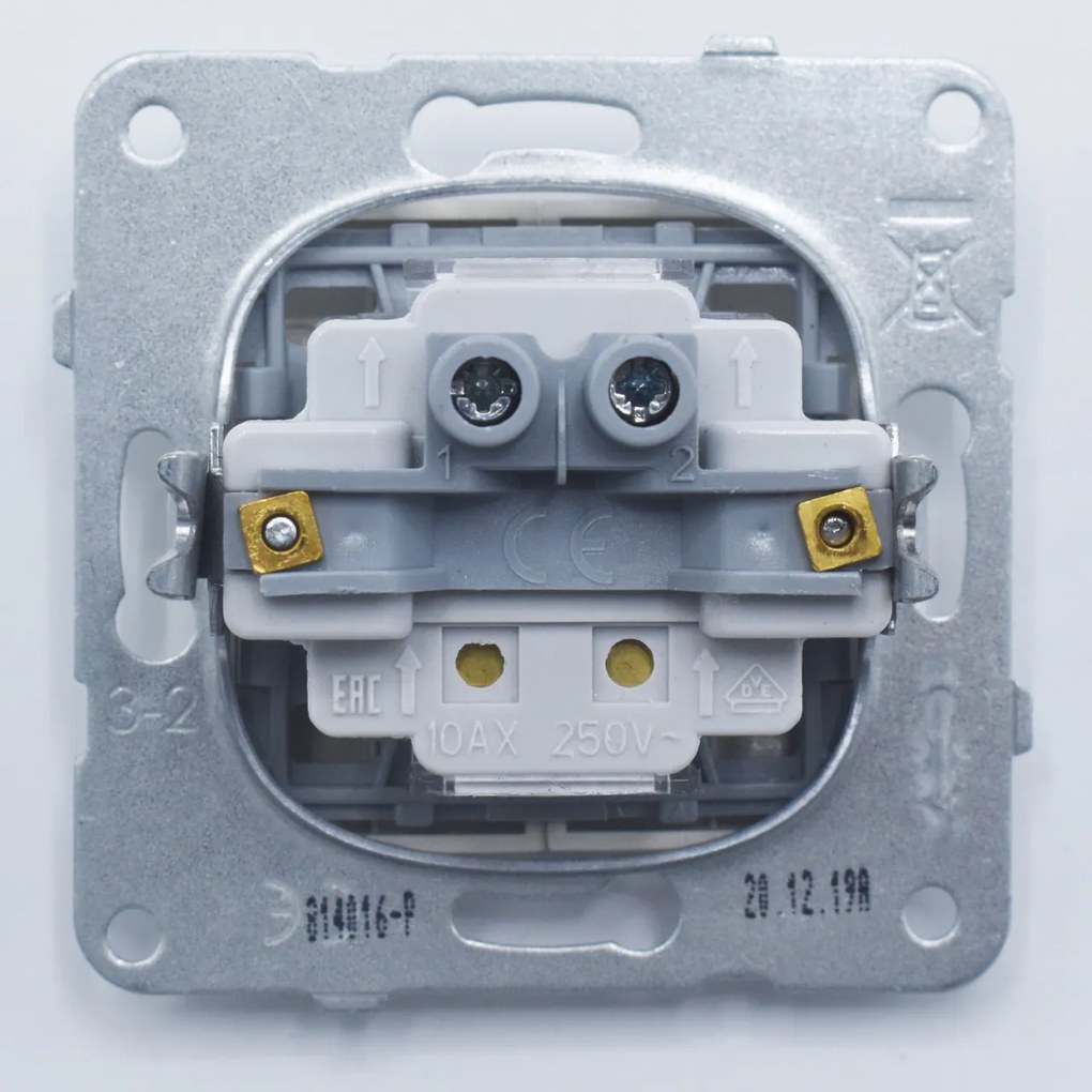 Intrerupator dublu alternativ, 10A, IP20, Bronz, Panasonic Arkedia Slim / Karre Plus