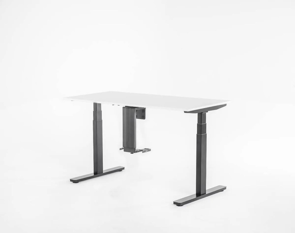 Suport unitate centrală universal, rotativ, reglabil pe înălțime și lățime - Negru