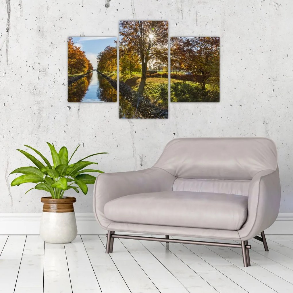 Tablou cu canal de apă (90x60 cm)
