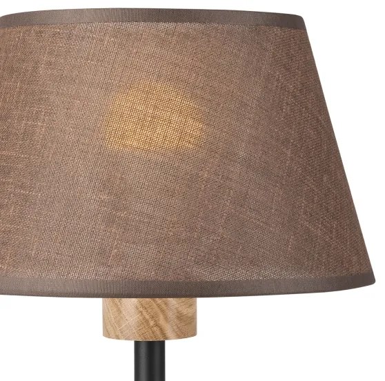 Lampă de masă Brilagi ANTHONY 1xE14/40W/230V stejar/maro