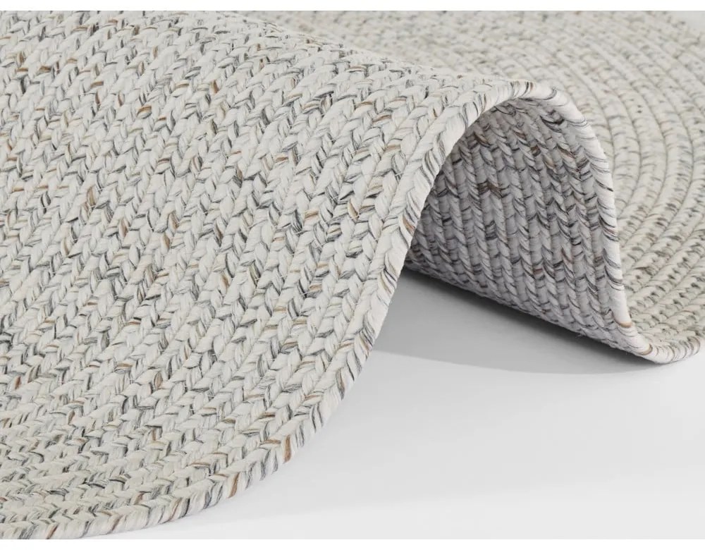 Covor alb/bej rotund de exterior ø 150 cm - NORTHRUGS