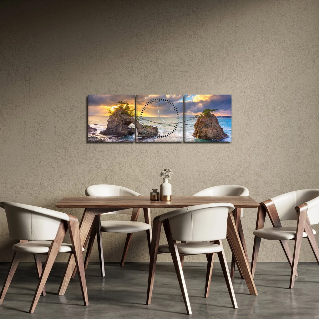 Tablou - Hatago Iwa (cu ceas) (90x30 cm)