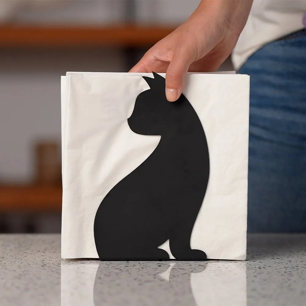 Suport pentru șervețele din metal Feline – Balvi