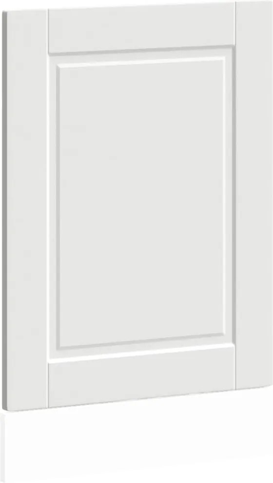 vidaXL Panou pentru mașină de spălat vase "Porto" alb lemn prelucrat