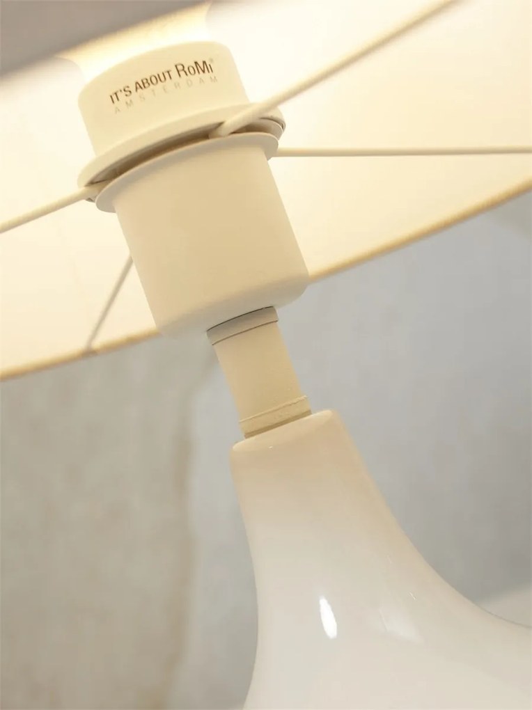 Veioza/ Lampa de masa decorativa Reykjavik alb/ in deschis