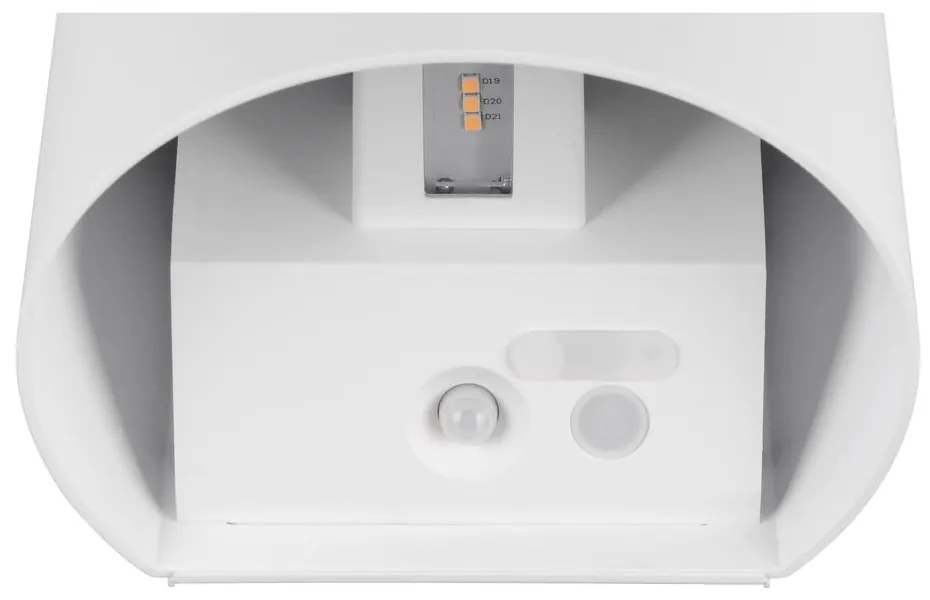 Corp de iluminat pentru exterior LED de perete cu senzor de mișcare cu USB (înălțime 10 cm) Genie – Trio