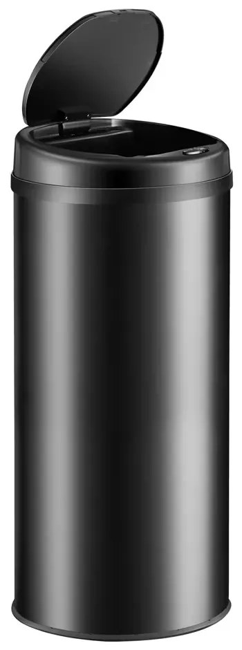 Deuba Colector de gunoi fără contact cu USB 30l - negru