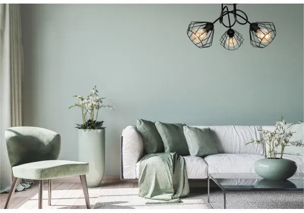 Lustră aplicată CEED 3xE27/60W/230V