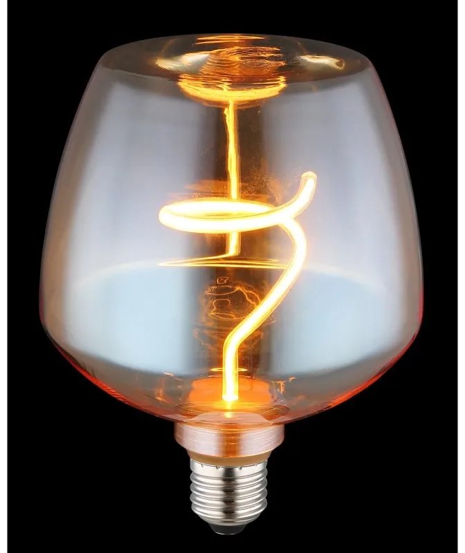Bec decorativ chihlimbar LED E27 4W 240lm 1800K