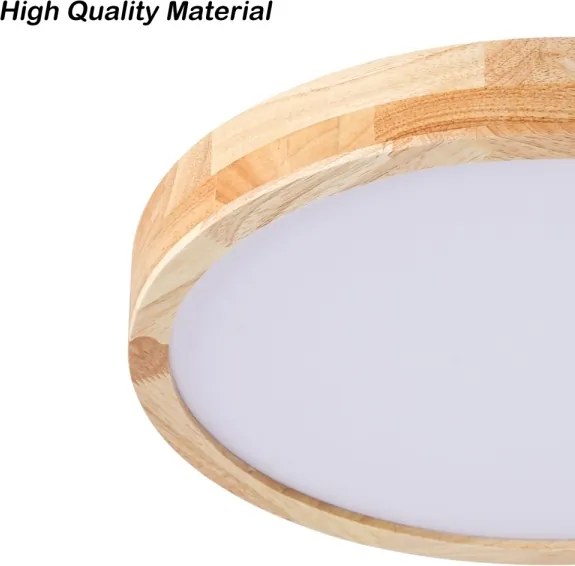 Brilagi - Corp de iluminat LED dimabil WOODLINE LED/48W/230V 3000-6000K stejar Ø 40 cm +DO