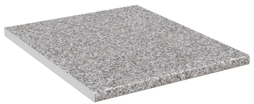 Blat de bucatarie, gri cu textura granit, 50x60x2,8 cm, PAL gri granit, 50 x 60 x 2.8 cm, 1