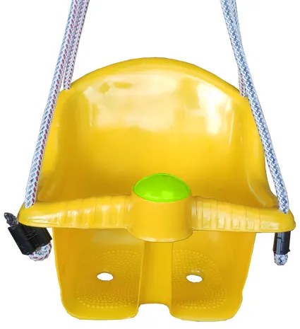 Leagăn pentru copii cu sifon Galben METALCAR
