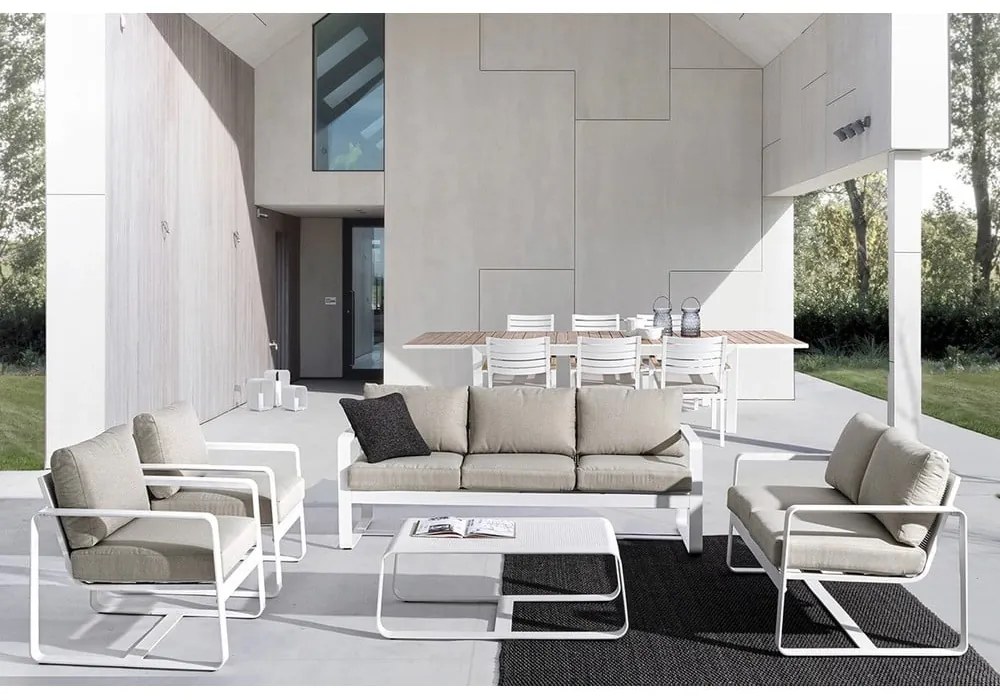 Măsuță de cafea pentru exterior din aluminiu 62x105 cm Merrigan – Bizzotto