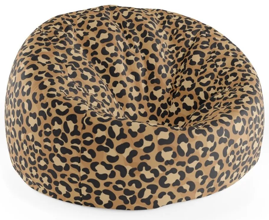 Sac de șezut Cocoon model de ghepard, galben / negru