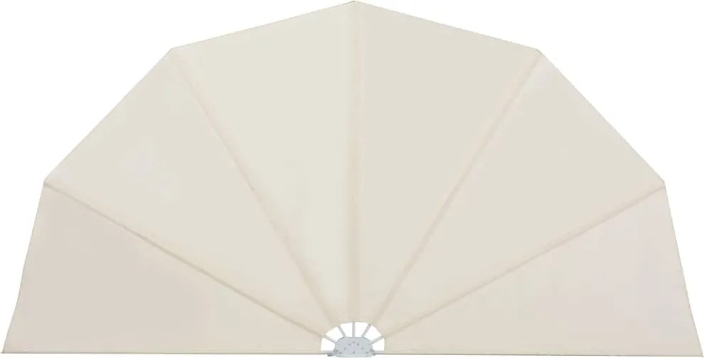 vidaXL Copertină laterală pliabilă de terasă, crem, 200 cm