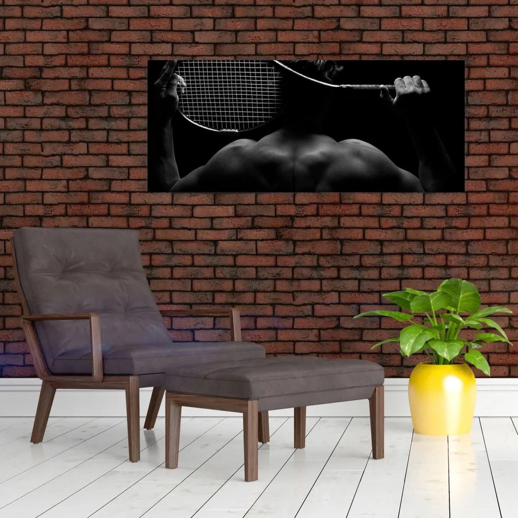 Tablou - Jucătorul de tenis (120x50 cm)