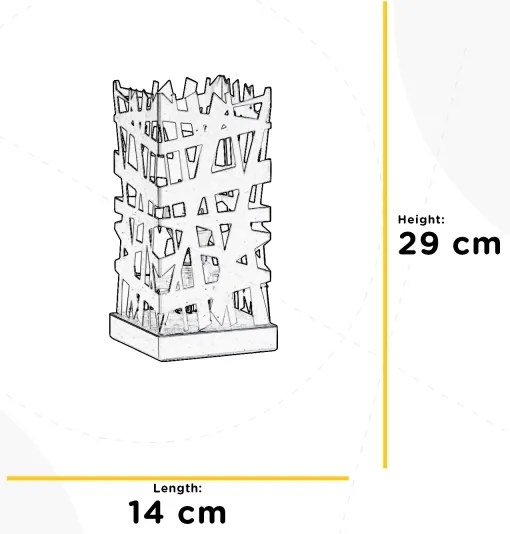 Lampă de masă ONLI FORESTA 1xE27/15W/230V 29 cm negru