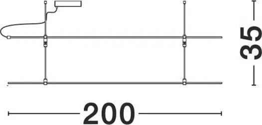 Sistem magnetic-decorativ tubular electrificat CRIMSON NVL-9190800
