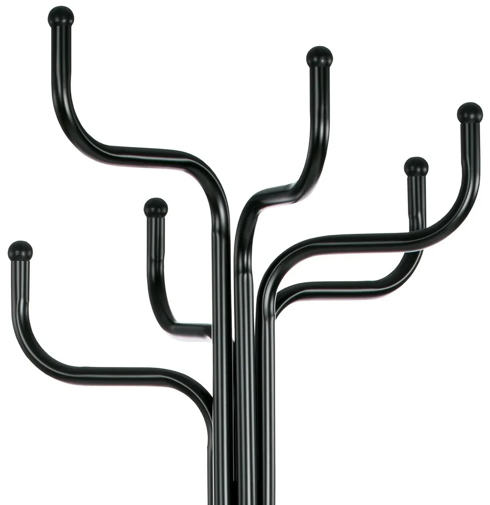 Cuier metalic Peg negru, 188 cm