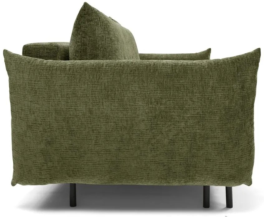 Canapea trei locuri Cinderella (verde + negru). 1098984