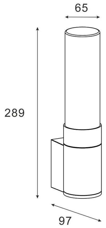 Aplica de perete Exterior, Protectie IP54, WALLY