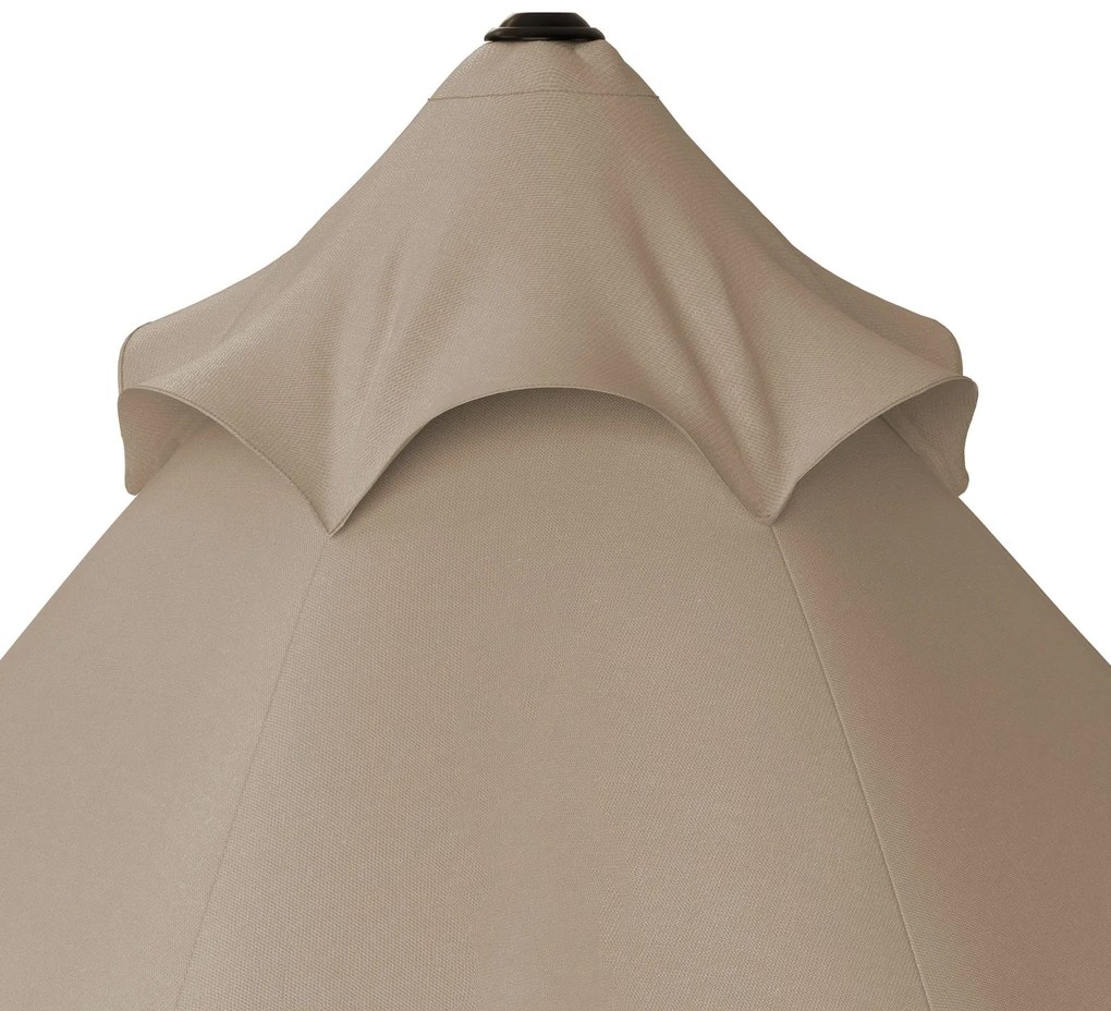 Deuba Umbrelă de soare de grădină Maui Ø330cm - taupe