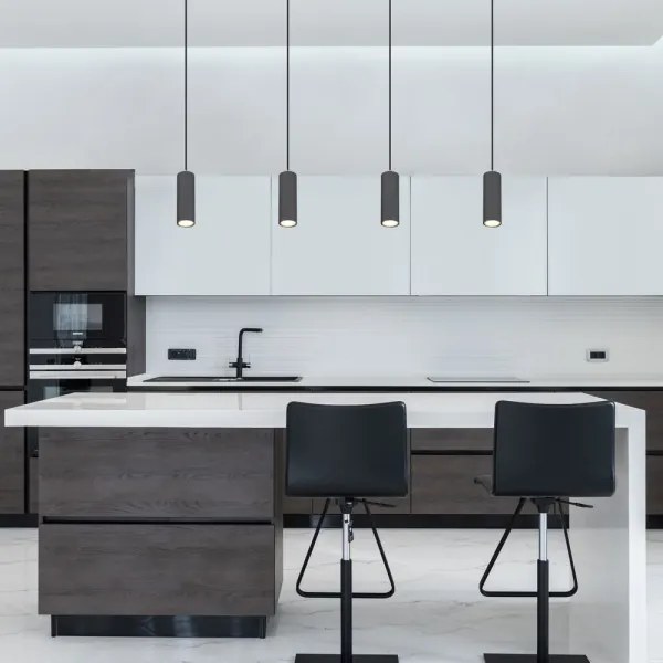 Lustră pe cablu Globo 57911HG ROBBY 1xGU10/35W/230V gri/maro