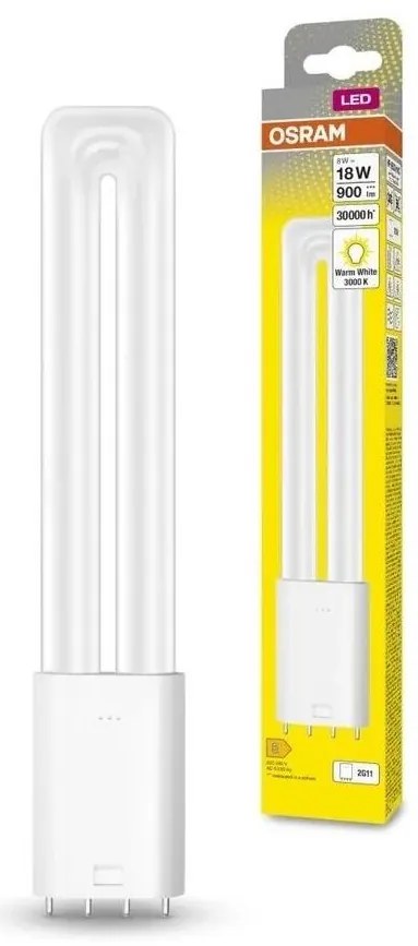 Tub LED fluorescent Osram 2G11/8W/230V 3000K