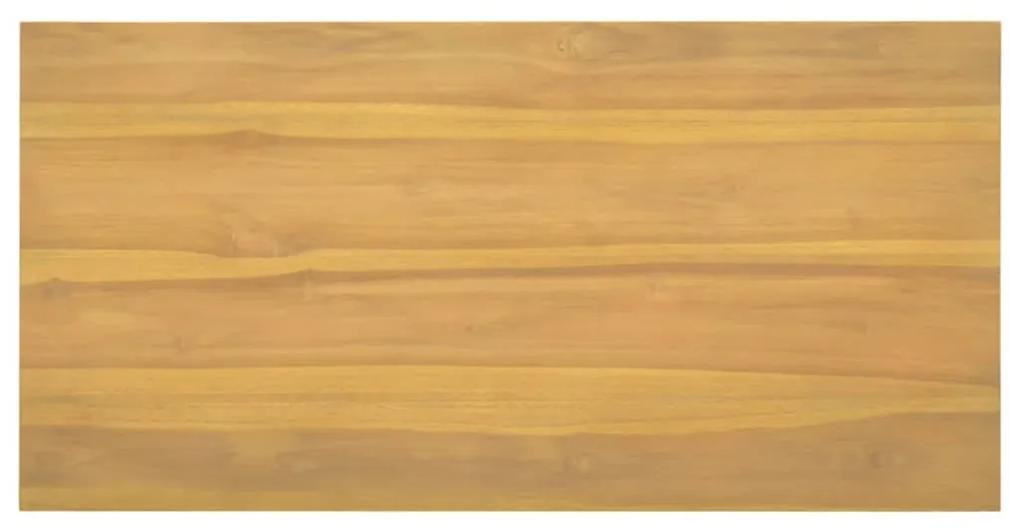 Dulap de baie, 90x45x75 cm, lemn masiv de tec 90 x 45 x 75 cm, 1