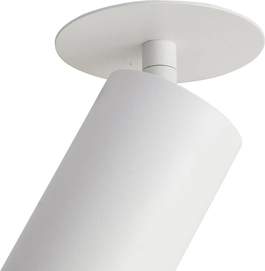 Set de 6 spoturi încastrate moderne albe GU10 50mm IP44 - Chels