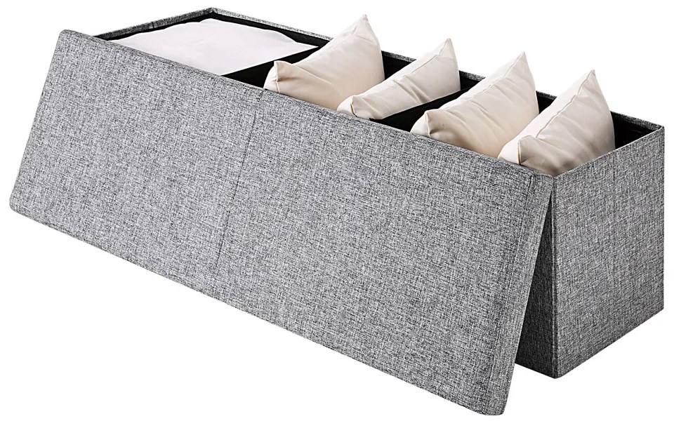 Deuba Cutie depozitare gri deschis - 115x38x38cm