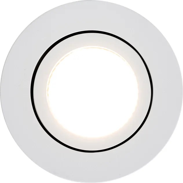 Spot încastrat alb 6,8 cm incl. LED 545 lm Dimmabil IP65 - Gaius