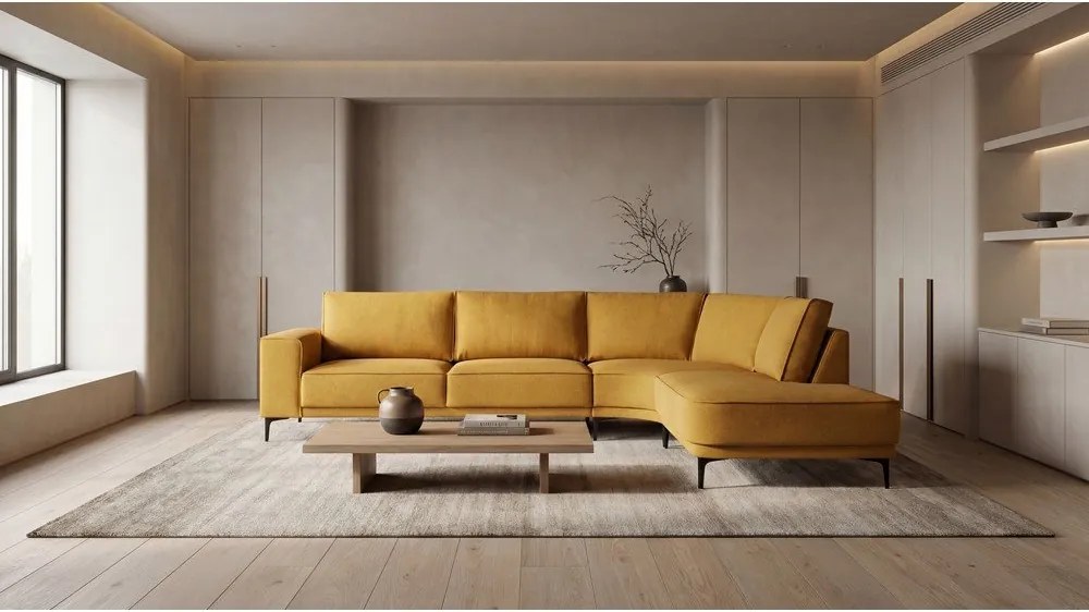 Colțar galben muștar (colț pe partea dreaptă) Copenhagen – Scandic